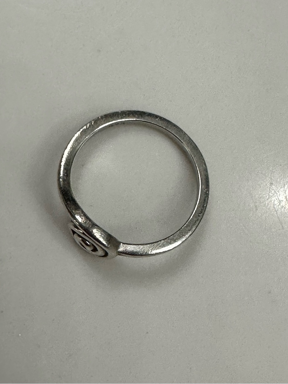 Sterling Silver Spiral Ring - Silver - Picture 3 of 5